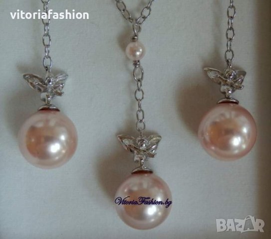 Misaki дамски сребърен комплект, снимка 5 - Бижутерийни комплекти - 44113491