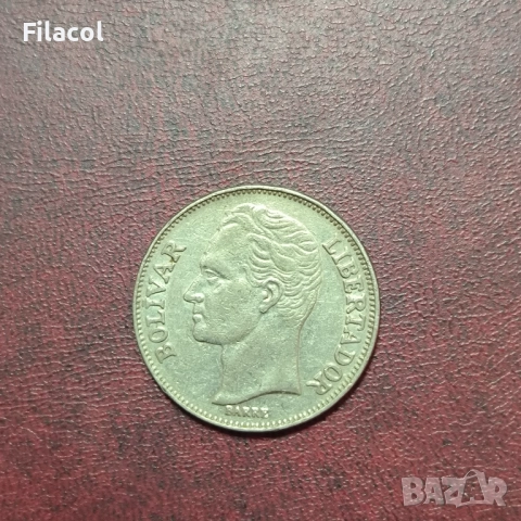 Венецуела 2 боливара 1986 г., снимка 2 - Нумизматика и бонистика - 52772817