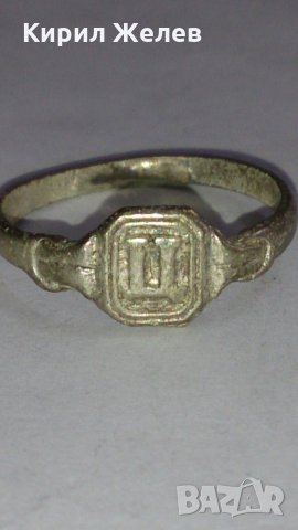 Старинен пръстен сачан над стогодишен - 66891, снимка 1 - Антикварни и старинни предмети - 28996992