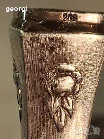 две немски сребърни вазички, снимка 8 - Вази - 49923303