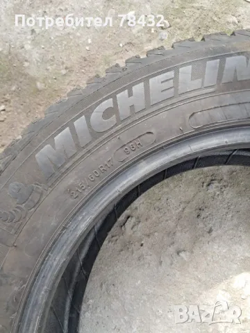 Зимни гуми Michelin 215/60/17 - 4 броя, снимка 3 - Гуми и джанти - 49548012
