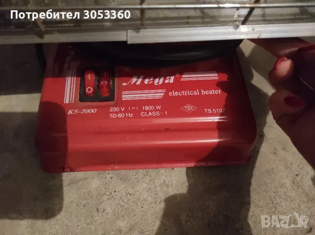 печка на ток с 3 реутана , снимка 2 - Отоплителни печки - 47316076