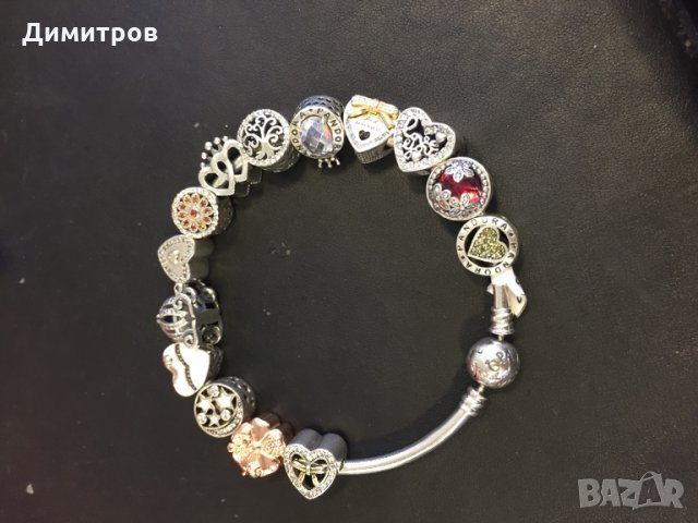 Сребърни гривни PANDORA и чармове .New collections2020, снимка 10 - Гривни - 19956585