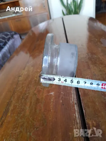 Стара стъклена запушалка,тапа #3, снимка 6 - Други ценни предмети - 48946373