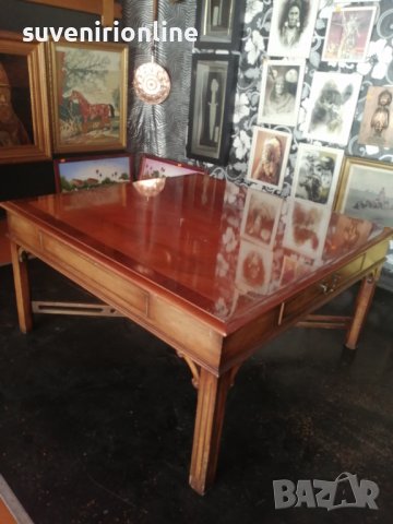 Старинна дървена маса холна, снимка 5 - Антикварни и старинни предмети - 36728631