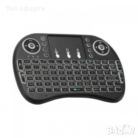 Мини безжична клавиатура с тъчпад и подсветка mini keyboard, снимка 6 - Клавиатури и мишки - 38223217