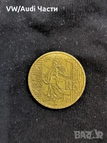 50 евро цента Франция 2002г. минт 50 Euro Cent France , снимка 2 - Нумизматика и бонистика - 49045966