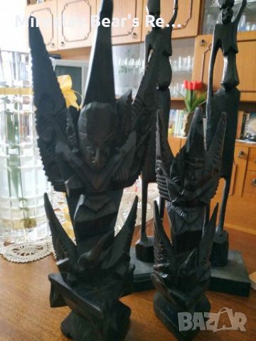 Автентични Африкански Статуетки От Абанос 9бр