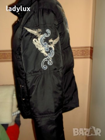 Blue Flame, Яке с гъши пух, с бродерии, Размер М. Код 925, снимка 6 - Якета - 27634000