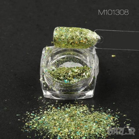 Холограмни пигменти за декорация, снимка 9 - Продукти за маникюр - 32653088