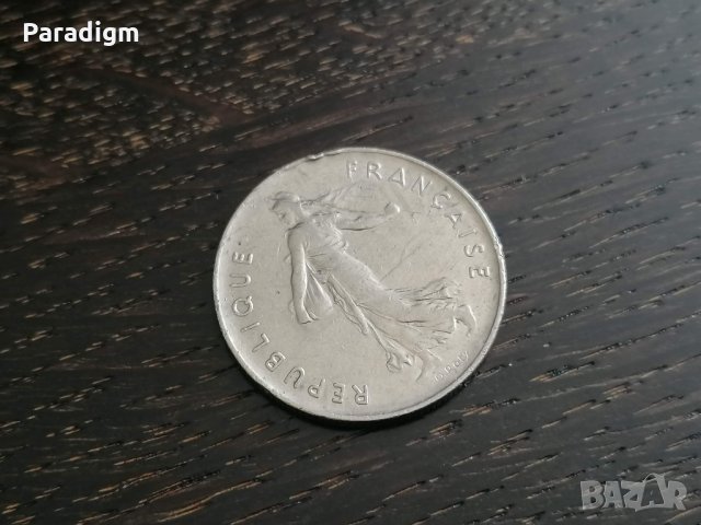 Mонета - Франция - 5 франка | 1974г., снимка 2 - Нумизматика и бонистика - 28469893