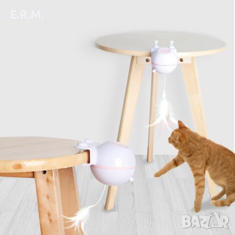 Автоматична интерактивна лазерна играчка за котки – електрическа произволна въртяща се лазерна показ, снимка 11 - За котки - 43562530