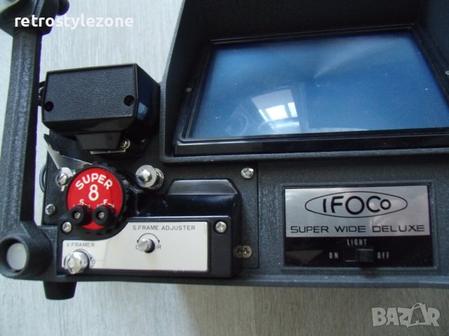 № 7355 стара японска киномашина  IFOCO  VIEWER EDITOR за преглед на 8 мм. киноленти  , снимка 5 - Други ценни предмети - 43839121