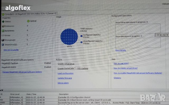 Контролер 12Gb SAS9341-8i SAS9300-8i iMR HBA SAS/SATA 8порт Dell WFN6R, снимка 8 - Други - 28260271