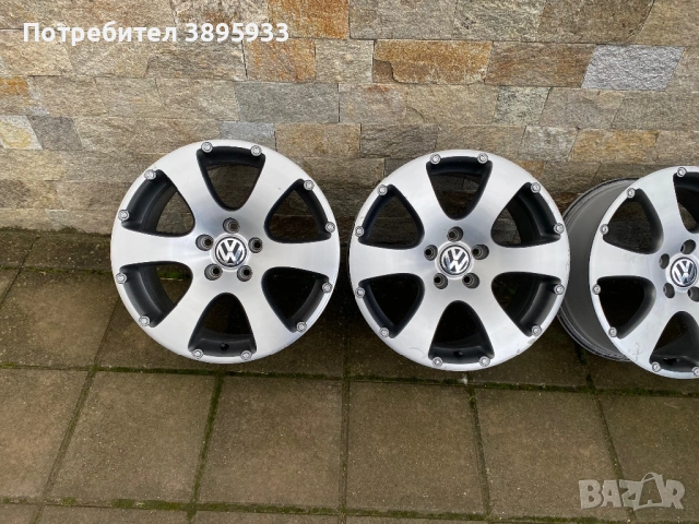 Оригинални джанти на VW Touran Cross 17” Спорт пакет, снимка 2 - Гуми и джанти - 53485928