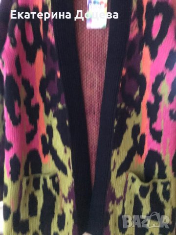 Жилетка Desigual в ярки цветове, снимка 4 - Блузи с дълъг ръкав и пуловери - 35090593