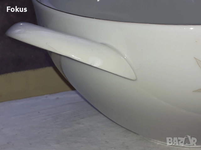 Голям красив порцеланов супник, снимка 9 - Антикварни и старинни предмети - 53445159