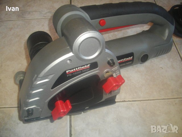 1500 Вата-Немска Каналокопка Фреза Прокопаване Канали-ф125мм-Копае 30мм-Почти Нова-PATTFIELD-Germany