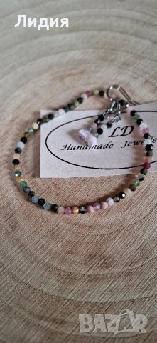 Гривна от Турмалин, снимка 2 - Гривни - 36319112