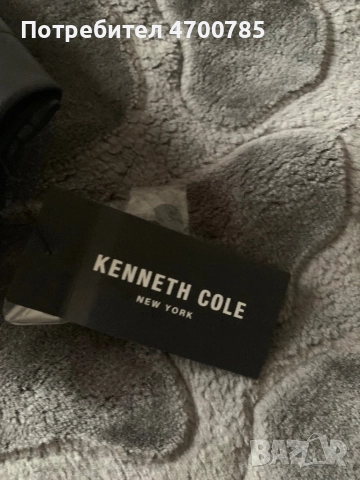 Дълго кожено палто с яка с косъм, снимка 3 - Палта, манта - 52998644