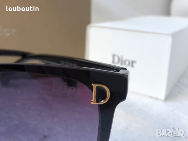 Дамски слънчеви очила тип котка Dior с лого, снимка 12 - Слънчеви и диоптрични очила - 33590310