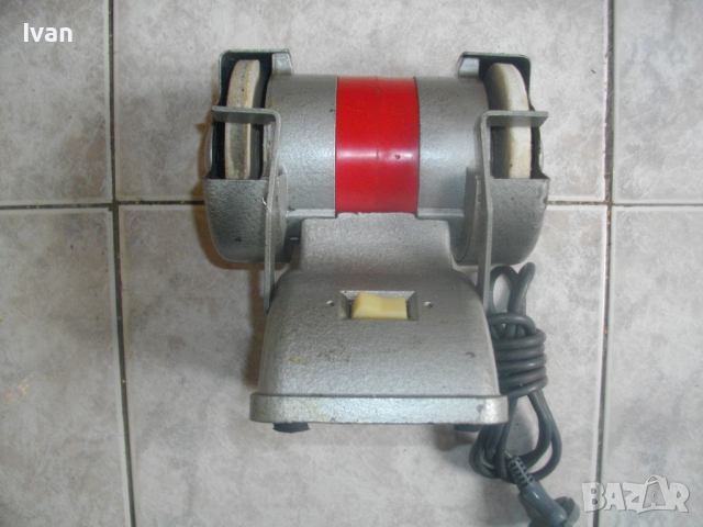 СССР Руски Профи Точиларски Обущарски ШМИРГЕЛ 90 Вата-2100 Об/мин-ф100мм-Почти Нов-ОТЛИЧЕН, снимка 2 - Други инструменти - 36416058