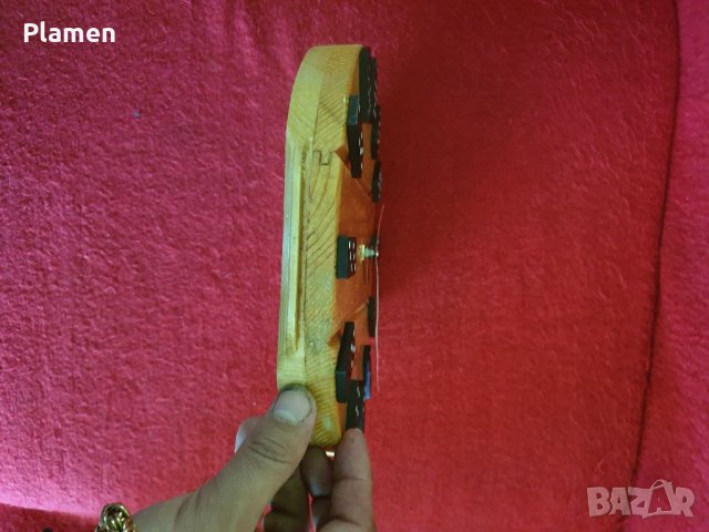 Стенен часовник от ланперия ръчна изработка, снимка 9 - Други стоки за дома - 39907696