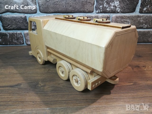 Дървен макет на камион - Цистерна – Craft Camp, снимка 5 - Коли, камиони, мотори, писти - 44115789