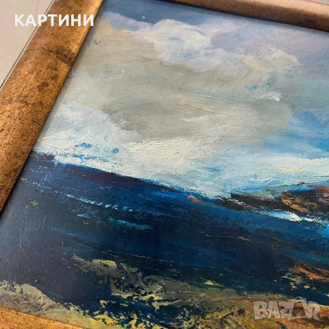Даша Недялкова картина - Морски пейзаж, снимка 5 - Картини - 49257427