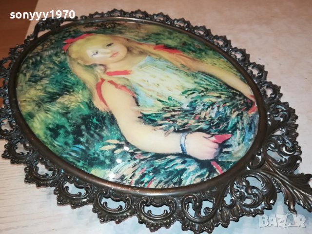 КРАСИВА КАРТИНА ОТ ФРАНЦИЯ 1812230821, снимка 3 - Антикварни и старинни предмети - 43458195