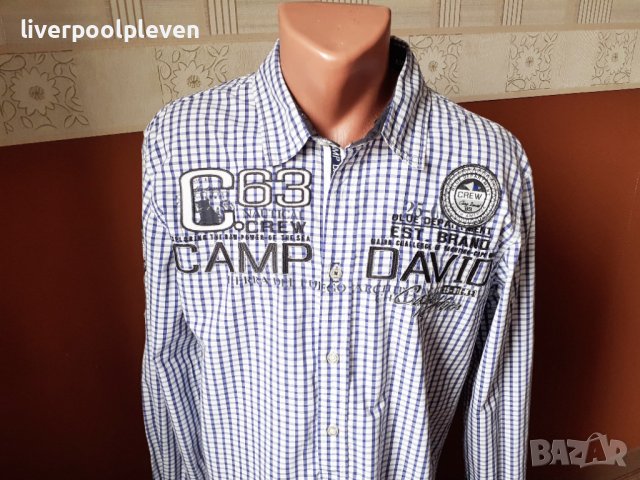 👉Разпродажба!Camp David Original М ефектна, снимка 2 - Ризи - 40697815