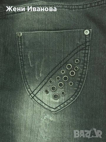 Дамска ретро дънкова пола , снимка 4 - Поли - 52586131