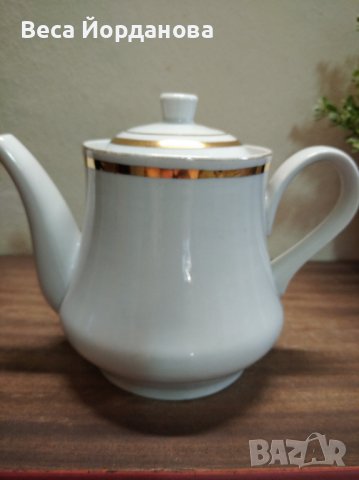 Старо чайниче, снимка 2 - Антикварни и старинни предмети - 37250932