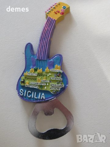 Магнит-отварачка от Сицилия, Италия, снимка 2 - Колекции - 48072211