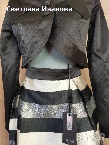 Късо сако сатен, снимка 5 - Поли - 43922228