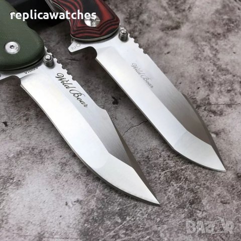 Флип нож стомана д2 номер 65, снимка 3 - Ножове - 32748468