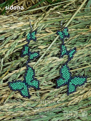 Обеци с мъниста IV, снимка 11 - Обеци - 38012894