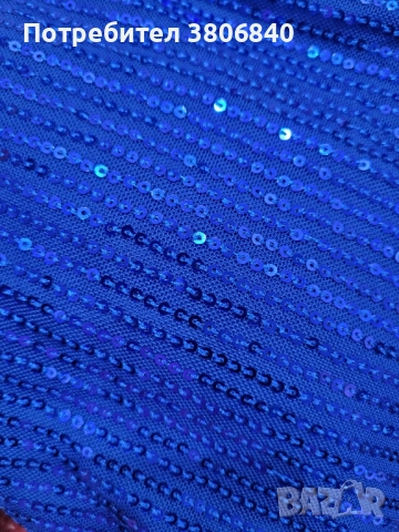 Нова рокля с етикет за празниците с пайети, снимка 2 - Рокли - 52540259