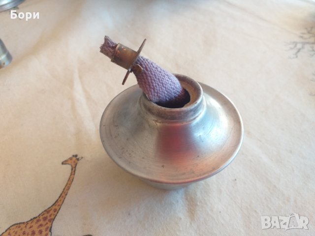 Стара спиртна лампа алуминиева, снимка 4 - Други ценни предмети - 33363221