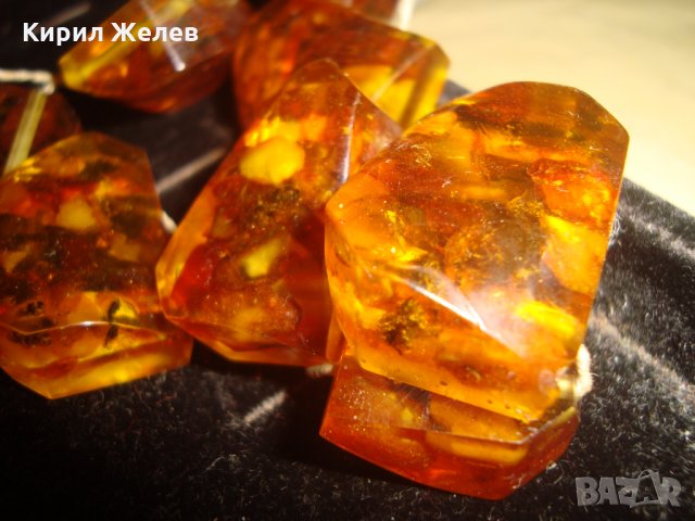 КЕХЛИБАРЕНА ГРИВНА РЕТРО СТИЛ БАЛТИЙСКИ КЕХЛИБАР РЯДКА СТАРА РУСКА 23433, снимка 10 - Гривни - 33423146