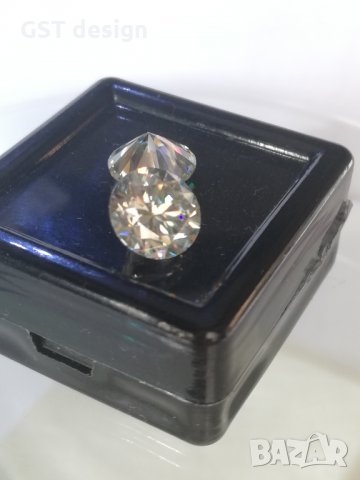 Спешно Уникален ТОП 4+ карата Мойсанит диамант Moissanite два Diamond IF/F-G Ледено бяло, снимка 16 - Други - 34528670