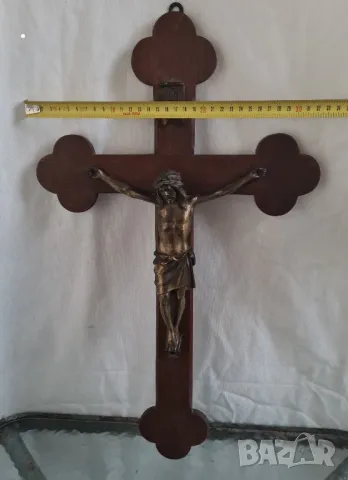 Голям масивен кръс исус Христос , снимка 2 - Икони - 50101776