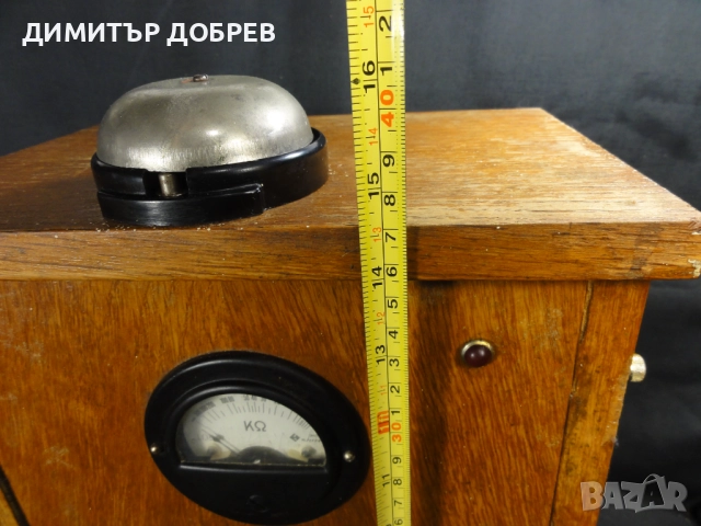 СТАР РЕТРО СОЦ НРБ ТЕЛЕФОН С ШАЙБА ТЕЛЕФОННА ЦЕНТРАЛА, снимка 6 - Антикварни и старинни предмети - 51798780