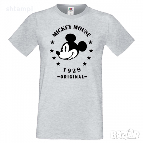 Мъжка тениска Mickey Mouse Original 1928 Подарък,Изненада,Рожден ден, снимка 1 - Тениски - 36577434