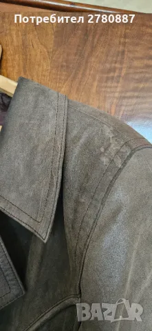 Валентино Valentino дамско ретро кожено яке сако с колан , снимка 4 - Якета - 50107332