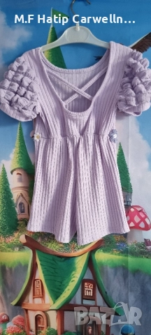 Детска рокля+гащеризон.Без никакви забележки.Подходящо за деца от3до5г, снимка 7 - Детски якета и елеци - 52532201