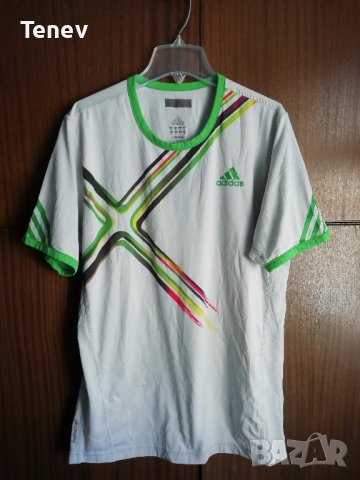 Jo-Wilfried Tsonga Adidas Adizero Formotion Tennis French Open White оригинална тениска фланелка 