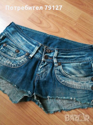 H&M, bershka, pepe jeans -дънкови панталонки, снимка 5 - Къси панталони и бермуди - 32286900