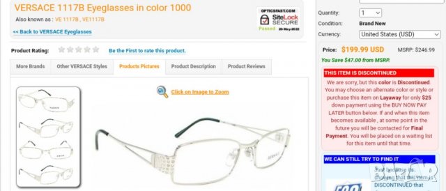 Versace - оригинални очила за рамки , снимка 12 - Слънчеви и диоптрични очила - 36821836