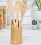 Комплект бамбукови прибори за готвене, снимка 2